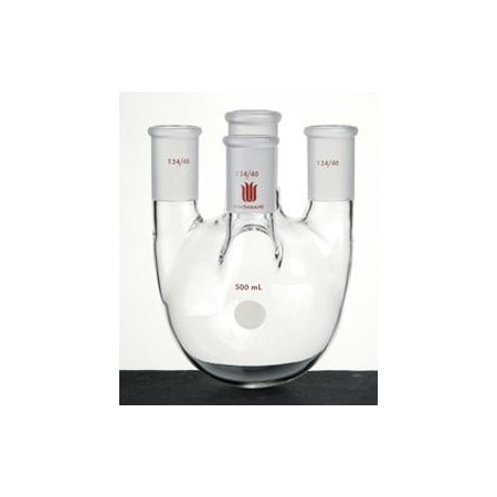 Synthware FLASK, ROUND BOTTOM, 4-NECK, 29/42, 24/40, 2000mL F21842L